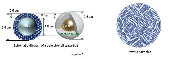 Core-Shell / Solid core Particles: A Practical Substitute to Sub-2 Micron Particles: An overview ABSTRACT: S. M. Ramdharane 1, K. B. Vyas 2, K. S. Nimavat 3 * 1 Pacific Academy of Higher Education & Research University, Udaipur, Rajasthan, India.