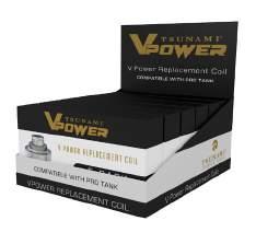 V-POWER PRE-PACKED DISPLAY V-POWER PRE-PACKED DISPLAY comes fully stocked with: 4 V-POWER personal vaporizer kits 45 premium