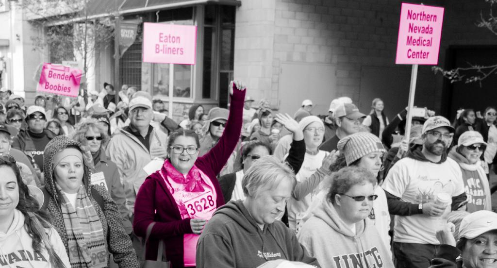 When you join the Race for the Cure, you are recognized as a partner in the fight against breast cancer.