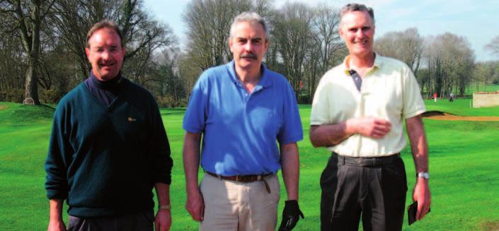 Merton Golf Society GOLF SOCIETY MERTONIANS RICHARD SEDDON (ORIEL), PAUL CHAMBERLAIN (MERTON) AND JIM CADWALLADER (KEBLE) AT THE INTER-COLLEGIATE TOURNAMENT The Spring meeting on 16th March again at
