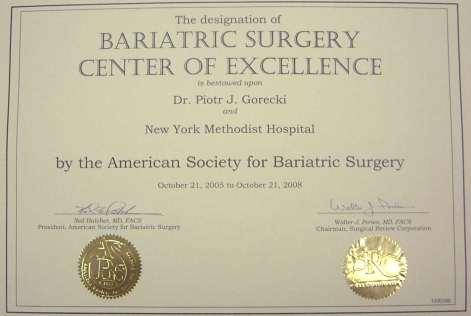 ASBS Bariatric Centers of Excellence Program To protect and serve our patients to the best of our ability.
