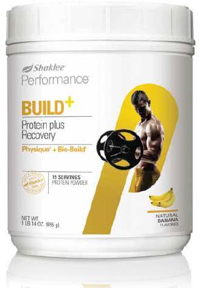 ENDURANCE AFTER YOUR WORKOUT BUILD + Physique + Bio-Build Recovery Shake A safe, high-octane fuel for rapid muscle recovery.
