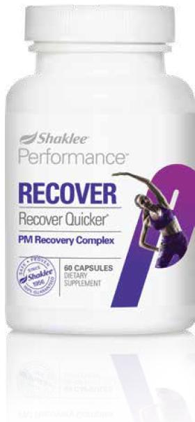 FITNESS AND ENDURANCE AFTER YOUR WORKOUT RECOVER P.M.