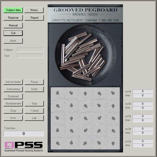 65% Specificity up to 84% Grooved pegboard Paced auditory serial