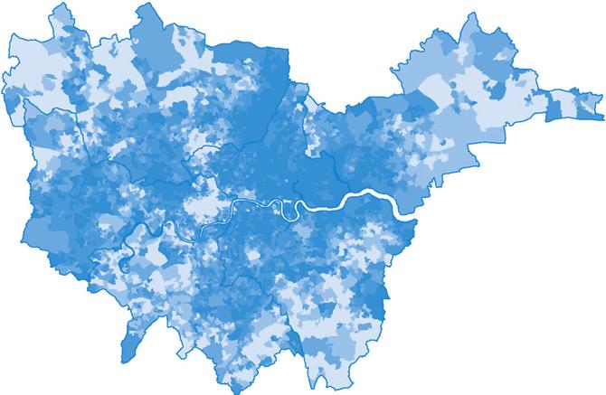 INFLUENCE OF SOCIOECONOMIC DEPRIVATION ON BREAST CANCER SCREENING 331 North Central and East West of Barking, Havering, Redbridge and Brentwood South West South East Deprivation group 1 Least