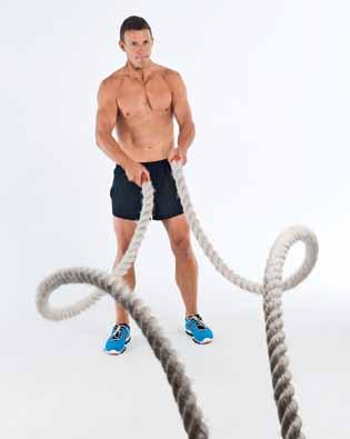 complex 2: attling ropes Instructions: This complex builds cardiovascular conditioning and power.