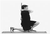 Instruct client to gradually descend into a squat position with