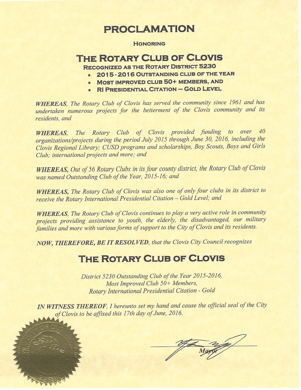 Clovis Rotary Club