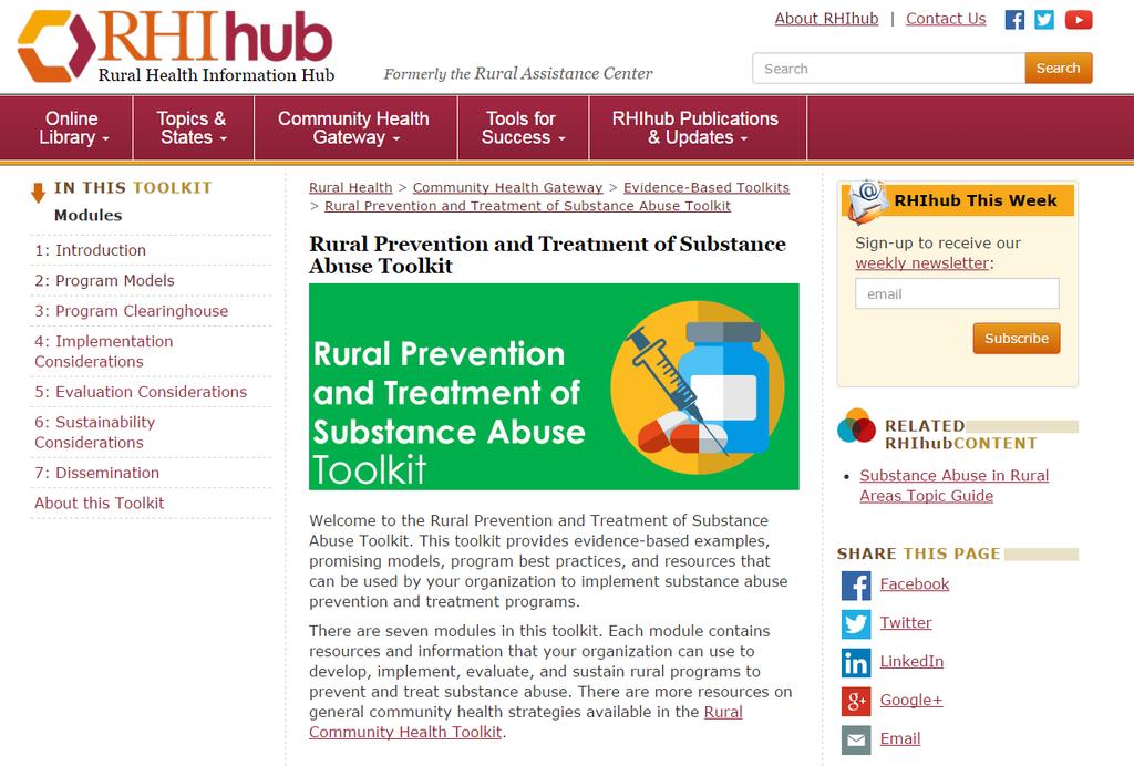 Rural Prevention and