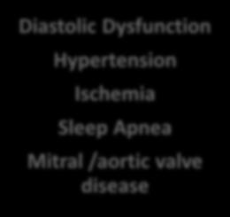 conditions: atrial fibrillation systolic heart failure diastolic