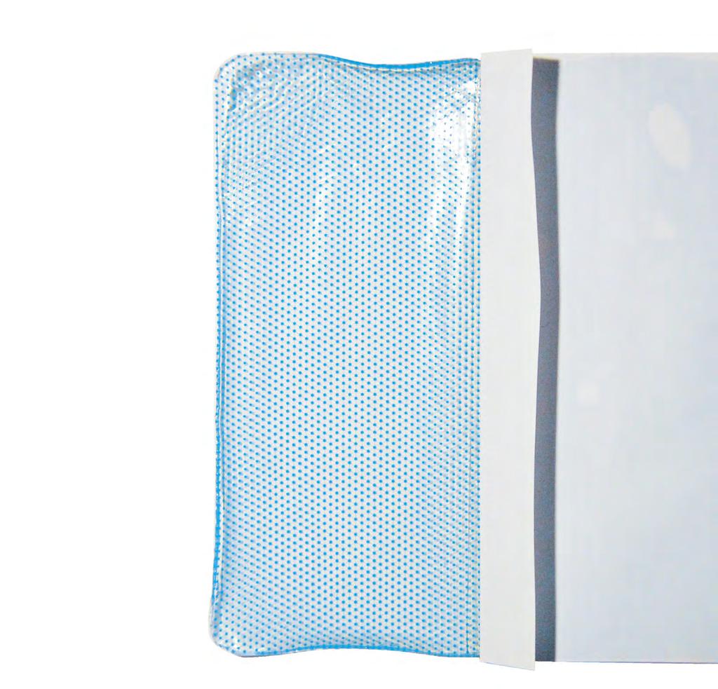 30% Transparent polyethylene film base White polyethylene application aid Blue polyethylene