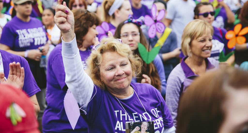 WE RE BEHIND YOU Walk to End Alzheimer s is the world s largest event to raise awareness and funds for Alzheimer s disease care, support and research and that s in no small part because of the