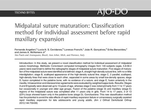 Will the midpalatal suture open in late adolescent and young adult patients?