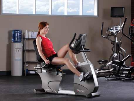XBR95, CR800, CU800 FITNESS BIKES CR800 Semi-Recumbent Fitness Bike Make the Move The CR800 Semi-Recumbent Bike, CU800 Upright Bike, and CE800 Client Comfort From the moment your clients sit on one
