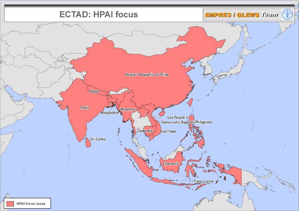 Regional Strategy A revision and an update Considers evolving disease situation HPAI Terzo Spread livello to South Asia Establishment