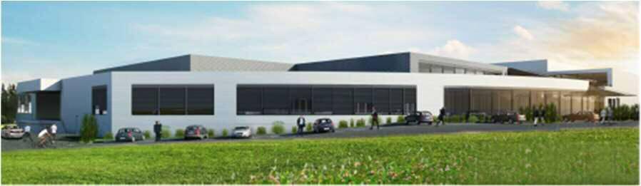 Curitiba Impression of new production building in Villeret 11 1 Expected capacity increase from H1 2017 Q4