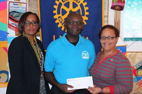 Last week s meeting The Rotary Club of Lucaya presented Us TOO with a donation during their weekly meeting at the Ruby Swiss Restaurant on Tuesday April 25th, 2017. Dr.
