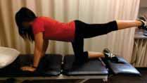 To increase difficulty, extend leg straight, eventually adding resistance by
