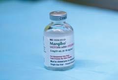 MARQIBO contains 5 mg/31 ml (0.16 mg/ml) vincristine sulfate.