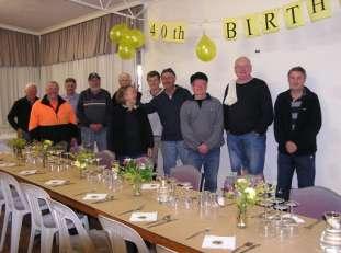 Our 40 th Birthday Celebration More than 60 past and present members of the Port Fairy-Belfast Lions, their