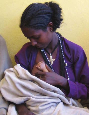 Infant and Young Child Feeding Breastfeeding is very common in Ethiopia, with 98% of children ever breastfed.