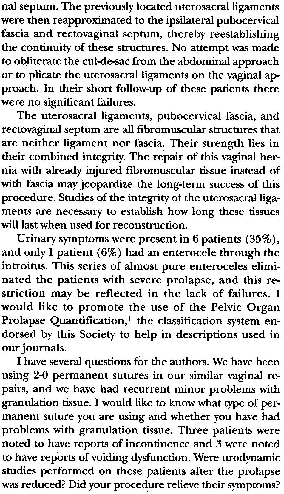 Volume 179, Number 6, Part 1 Am] Obstet Gynecol Miklos et al 1423 nal septum.