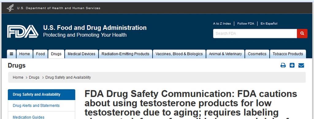 March 3, 2015 FDA warning!