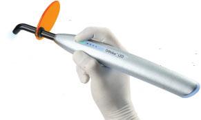 Ortholux LED Curing Light Frequently Asked Questions Ergonomics 1. What is the proper way to hold the Ortholux LED curing light? A. The handpiece should be held like a pencil, as shown in the picture (ref.