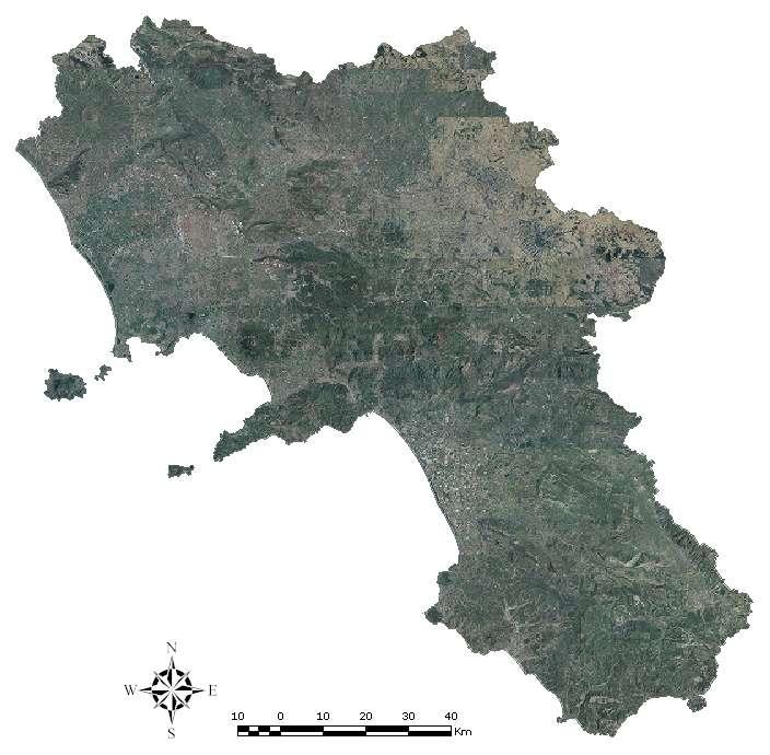 The Campania region of southern Italy Systematic grid