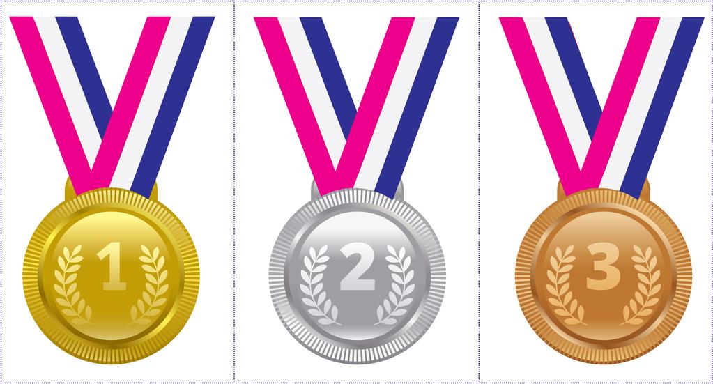 FOR YOUR CHAMPIONS Print and cut our these medals for your champions whether it s your winning quiz team, the office olympian or