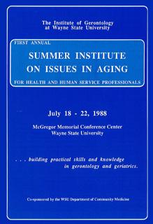 Unique to Michigan at the time, the Institute s certificate program is the only program in which a graduate student or postdoctoral