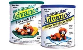 SIMILAC ADVANCE / SIMILAC ADVANCE WITH IRON Milk-Based term formula for infants up to 12 months of age.