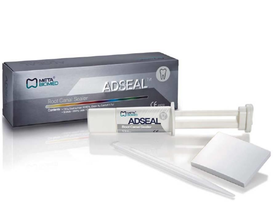 Resin-based root canal sealer Advantages Excellent biocompatibility Easy to dispense & mix Hermetic sealing ability Non-staining to the teeth Insoluble in tissue fluids Good radiopacity