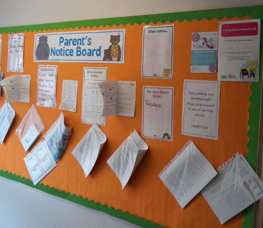 wide-angle picture of your parent s noticeboard, and a