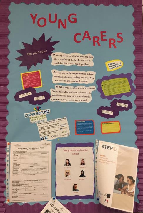 You can find guidance on raising the awareness of school staff about young carers in Step 7.