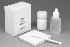 Glass Ionomer Cement Etchants Micro Brush Powder liquid formula provides excellent bond strength. Fluoride releasing. No etch required.