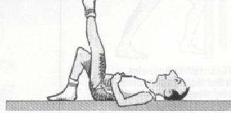 Straight Leg Raise Stretches the hips and hamstring muscles, and strengthens the quadriceps muscles.