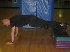 Decline Push Ups Place your feet on