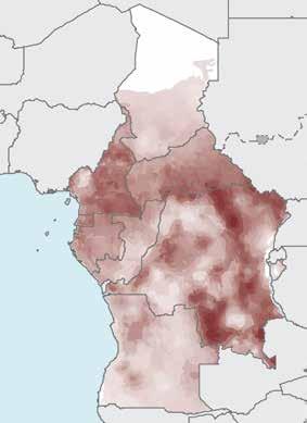 Annex 2 B. Regional profile: Central Africa 174 million people at risk for malaria in 215 161 million at high risk A.