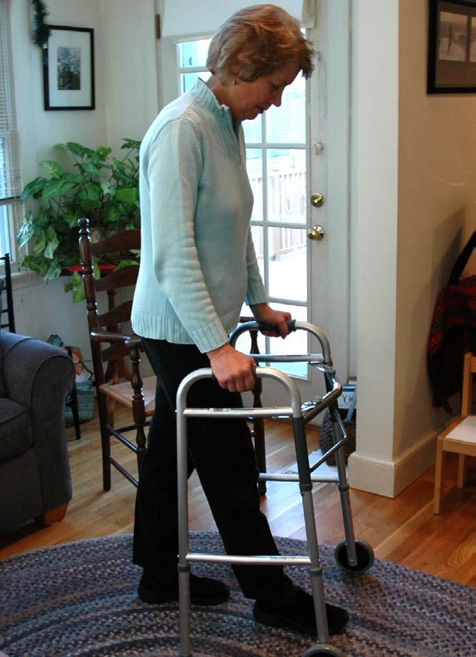 the operated leg Repeat the process Beginning to Walk after Surgery (continued) As you gain strength and endurance, you will advance to a two-point gait pattern.