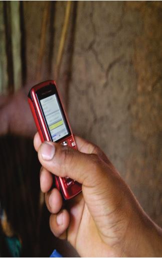Innovations: Technology Mobile data collection Support to community health