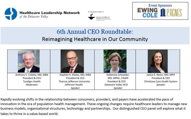 EVENT SPONSORSHIP CEO ROUNDTABLE CEO Roundtable January/February Dinner and facilitated