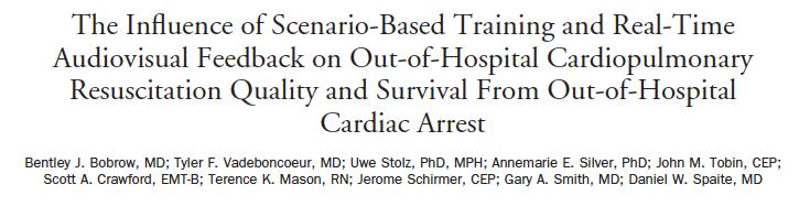 Impact of CPR feedback and debriefing EMS version of the Edelson
