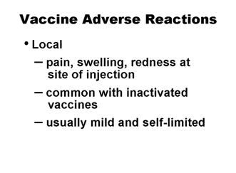 For inactivated vaccines, the first dose administered at the recommended age usually does not provide protection (hepatitis A vaccine is an exception).