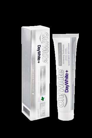 INTENSIVE TOOTH WHITENING WHITENING TOOTHPASTE NON-ABRASIVE WHITENING FORMULA Contains Sorbitol. Cleans and whitens the enamel without damaging it.