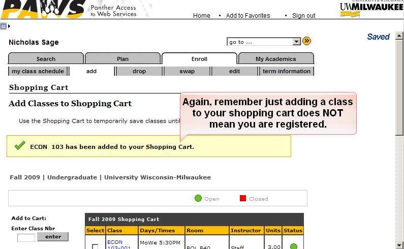Slide 47 Text Captions: Again, remember just adding a class to your shopping
