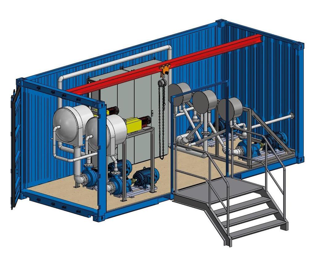 Mobile Refinery Unit Mobile Refinery Unit Centri- Sieving Rotary Sieving Concentrating starch slurry