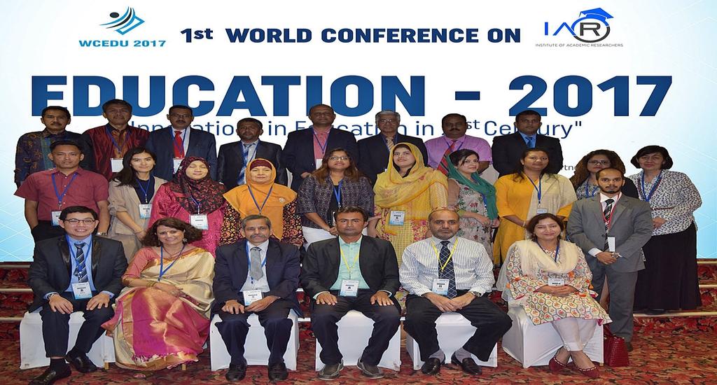 IAR Conferences Highlights World Conference on Education WCEDU 2017 12th - 13th October 2017 @Global Towers Hotel, Colombo 06, Sri Lanka 30 Plus