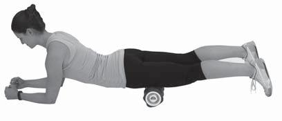 Using your hands, slowly push your legs on the roller from the back of knee to the hips.