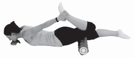 You may need to twist your body back and forth as you roll to locate any tight or tender areas.